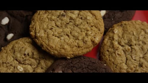 Fresh Cookies, Close-Up of Baked Treats