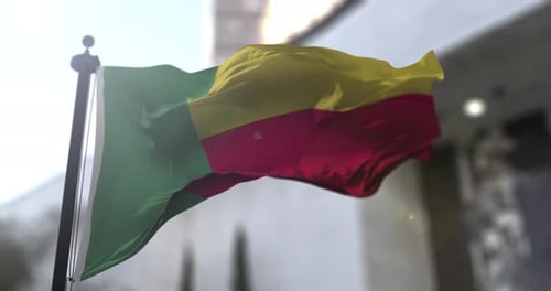 Realistic Waving Flag Animation