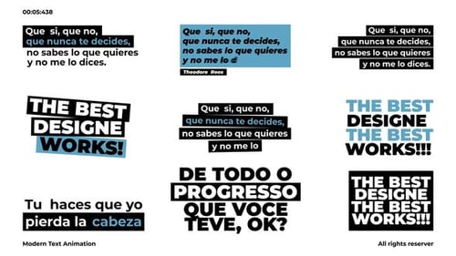 Animation de texte moderne | After Effects