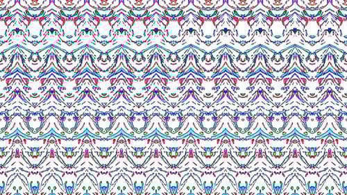 Colorful Geometric Pattern Seamless Loop Background