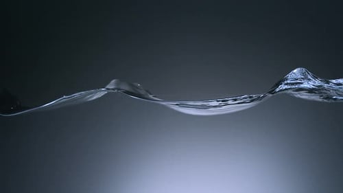 Wasseroberflächenwelle, Zeitlupe