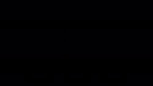 Video animation of glowing neon arrows in blue