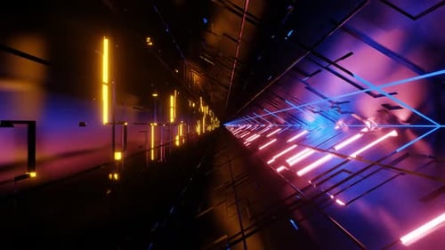 Vj Loop Animation Tunnel Scanner Of The Future 02