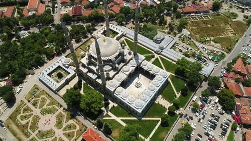 Magnifique mosquée ottomane Selimiye d'Edirne