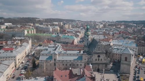 Aerial City Lviv