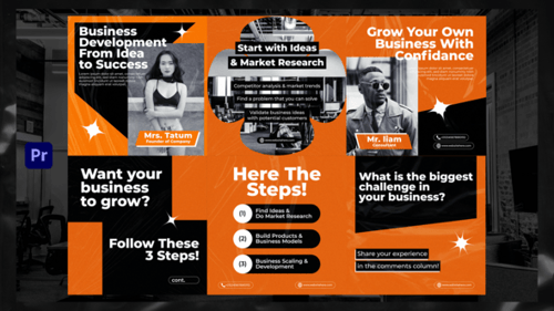 Abstract Business Instagram Post MOGRT