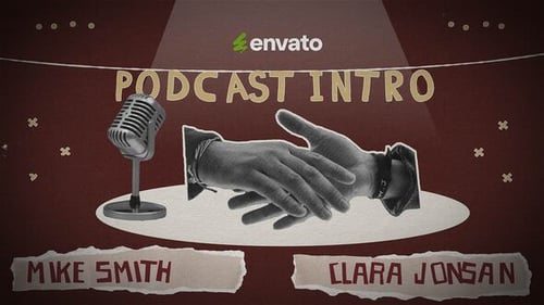 Collage Podcast Intro | MOGRT