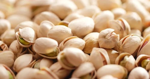 Delicious Pistachios Close-up Shot