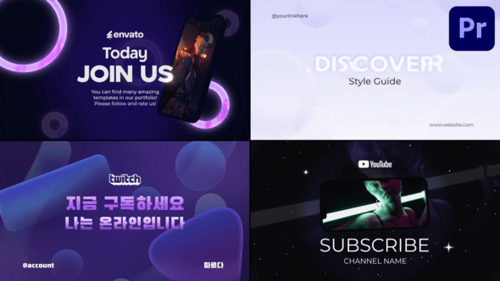 Stylish Gradient Typography for Premiere Pro