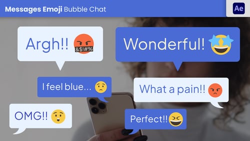 Messages Emoji Bubble Chat