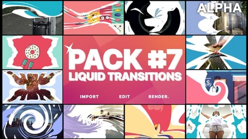 Fluid Hand-Drawn Cartoon Transitions Pack