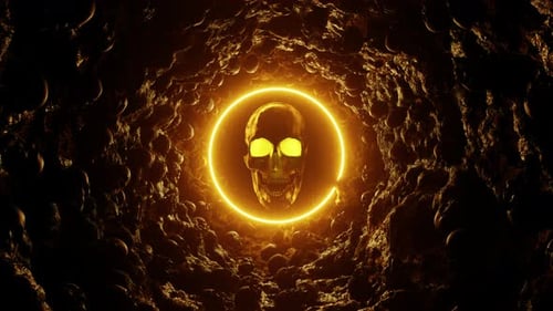 Underground Skull Cave 01 4K