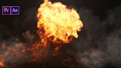 Fire Explosion Logo