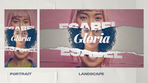 Torn Paper Intro Logo