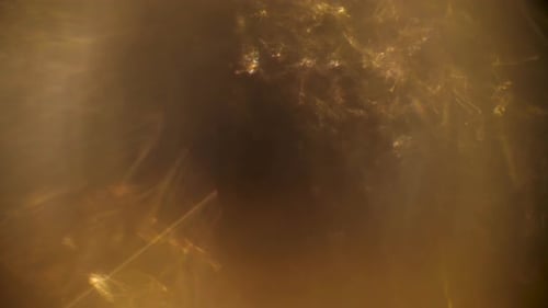 Abstract Golden Moving Waves of Light for Background Overlay