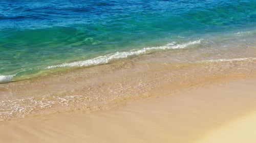 Waves Crashing on the Beach