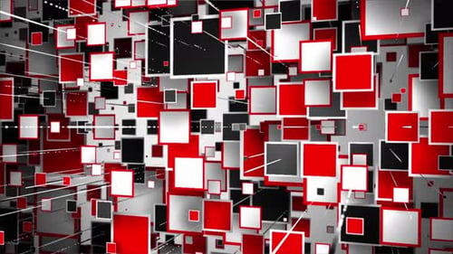 HUD Digitale Rechtecke 4K