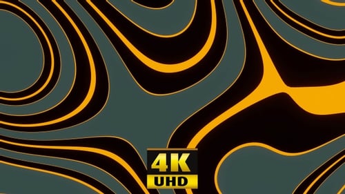 Dynamic Fluid Abstract Wavy Lines Background Animation