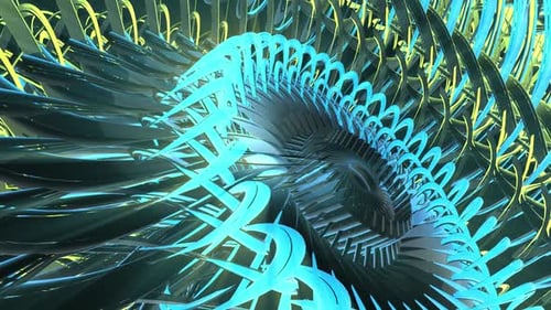 3d Blau-Chaos-Technologie