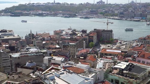 Istanbul Türkei November 2022 Toller Blick auf Istanbul von