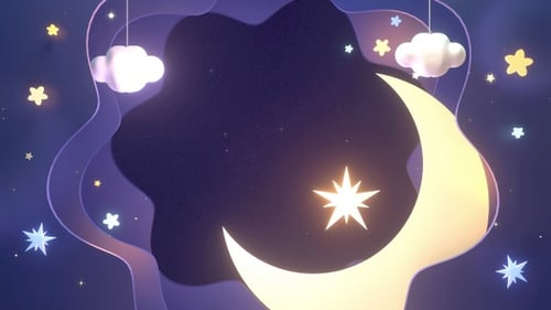 Paper Stars And Moon