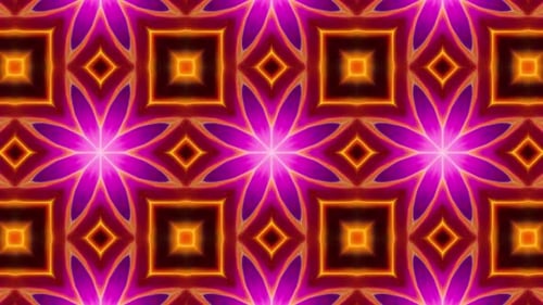 Multi Color Kaleidoscope Loop 4K 12