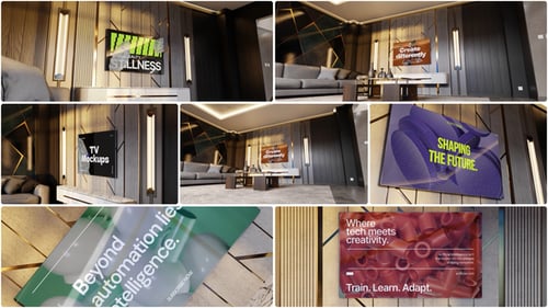 Interior Room TV Mockups