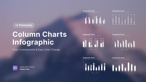 Column Chart Infographics