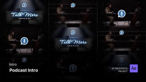 Intro/Opening - Podcast Intro After Effects Project Files