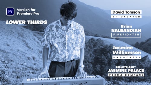 Lower Thirds Text | MOGRT