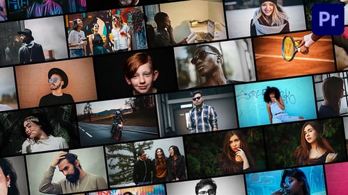 Fast Mosaic Logo Opener | MOGRT