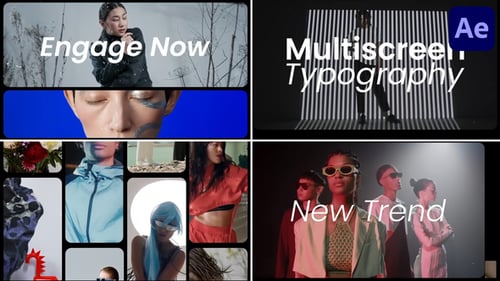 Diapositivas multipantalla para After Effects