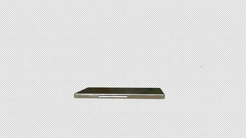 3D Laptop Animation with Screen Reveal