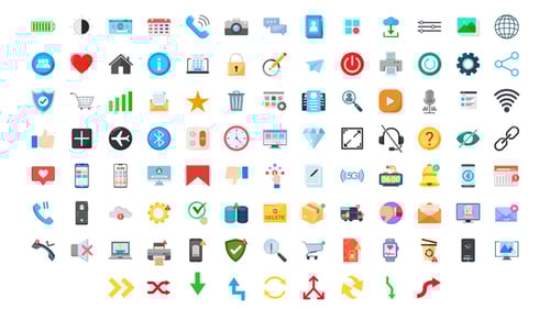 100 User Interface Icons