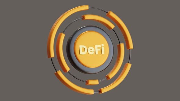 3D Animation of DeFi Platforms Enable Financial Services, Backgrounds ...