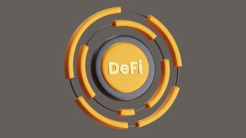 L'animation 3D des plateformes DeFi permet aux services financiers