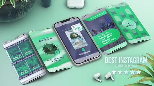 Green Instagram Vertical Whatsapp Educational Reel Promo