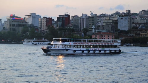 Boot im Bosporus