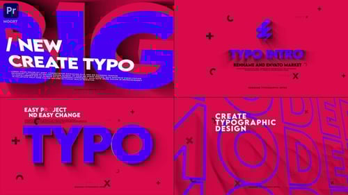 Dynamic Kinetic Typography Intro with Bold Modern Titles