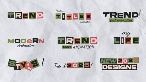 Animation de texte moderne | After Effects