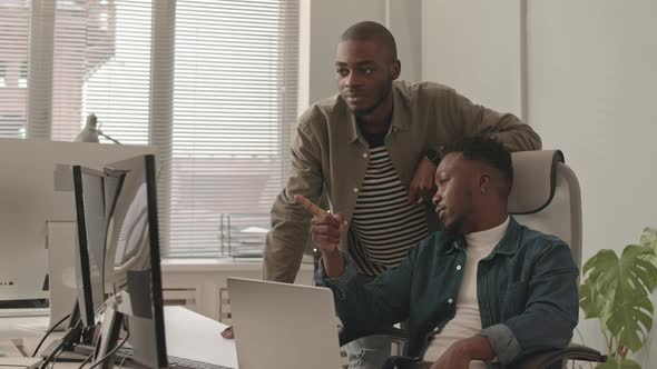 African-American Programmers Working in Team, Technology Stock Footage ...