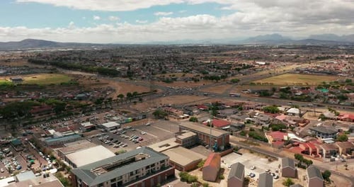 Cape Town Flying Over Buildings Drone Footage South Africa