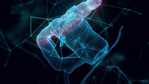 Perforator Hologram Close Up Hd