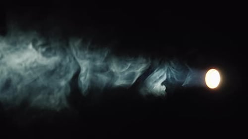 Abstract Smoke Illuminated by Light