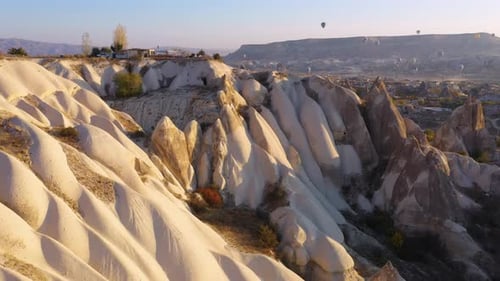 Volcanic Rock Formations in Cappadocia Turkey