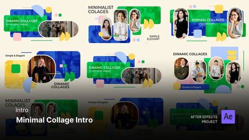 Minimal Collage Intro, Openers ft. intro & broadcast - Envato