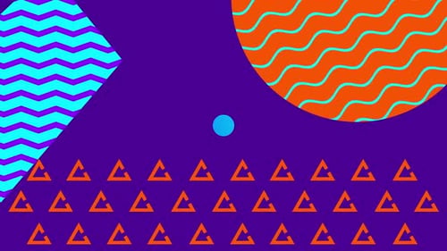 Animation rétro de style années 80