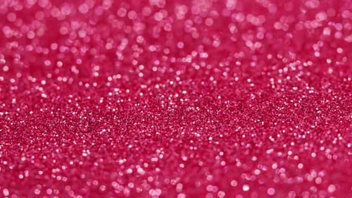 Shimmering Pink Glitter Texture Close Up Abstract Background