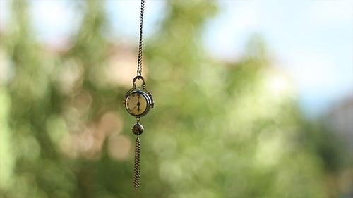 Swinging Hypnotic Clock Pendel