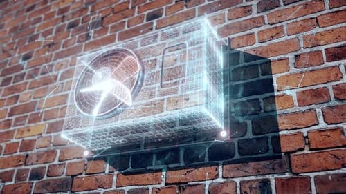 Air Conditioner Hud Hologram 4k